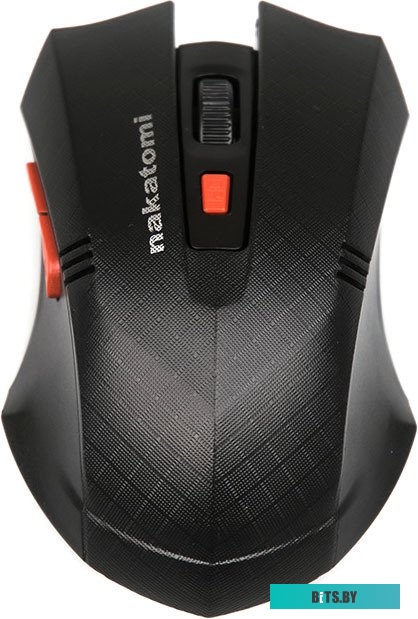 Мышь MRON-04U BLACK Nakatomi Navigator RF 2.4G Optical - 6 кнопок + ролик прокрутки, USB, черная