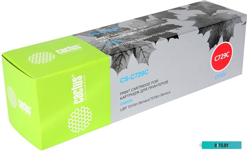 Тонер Картридж Cactus CS-C729C голубой