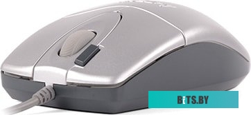 Мышь A4Tech OP-620D (серебристый)