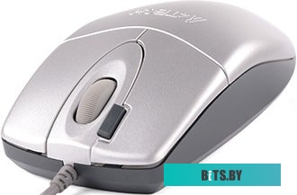 Мышь A4Tech OP-620D (серебристый)