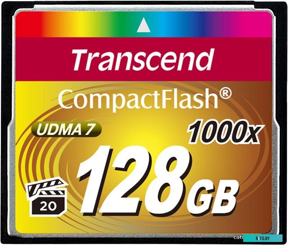 Карта памяти Transcend 1000x CompactFlash Ultimate 128GB (TS128GCF1000)