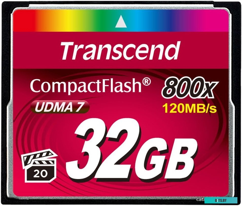 Карта памяти Transcend 800x CompactFlash Premium 32GB (TS32GCF800)