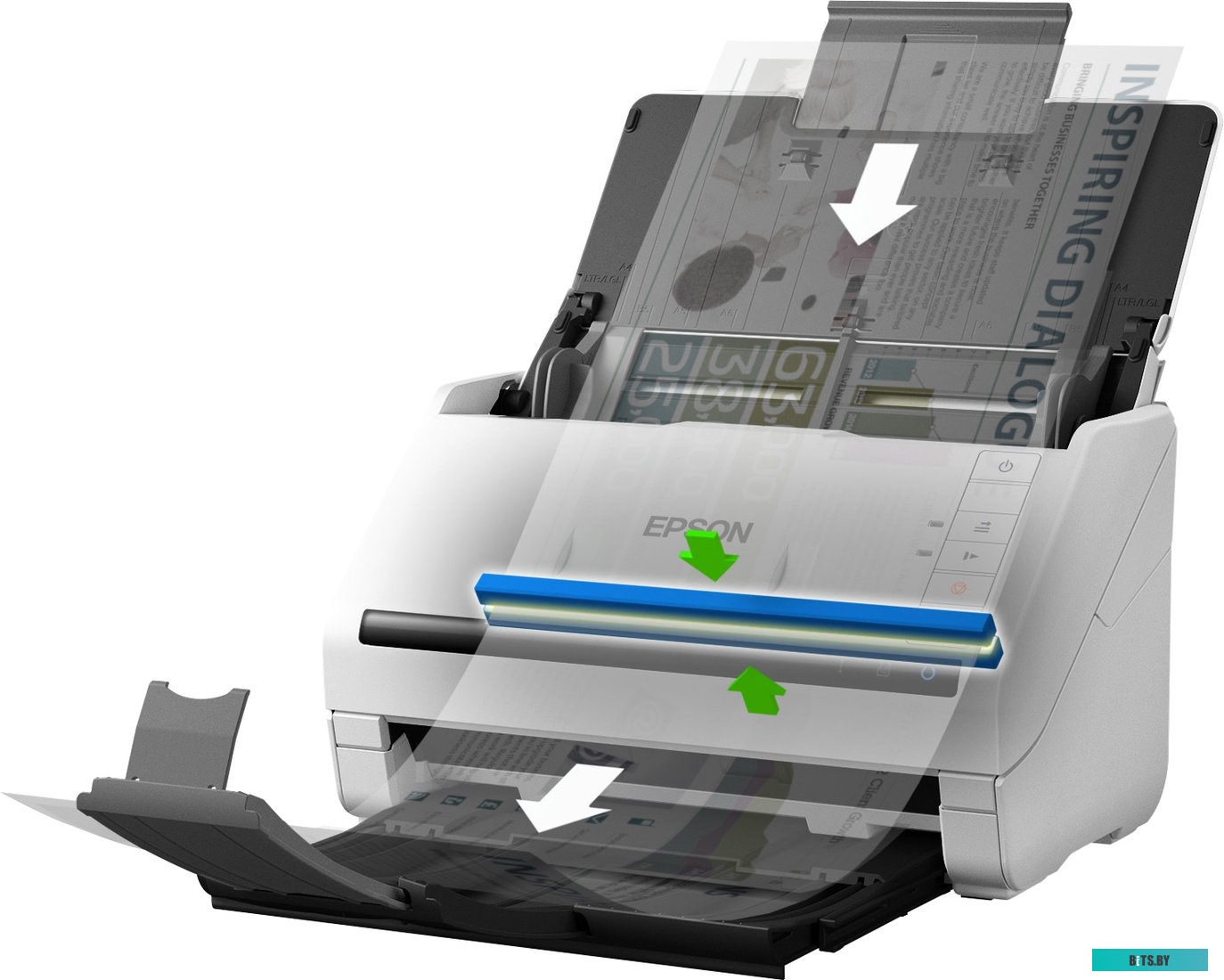 Ролик подачи бумаги для сканеров Epson WF DS-60000*/70000* B12B813501