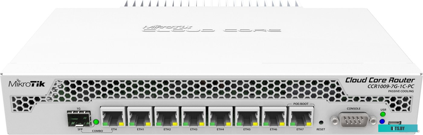 Маршрутизатор Mikrotik Cloud Core [CCR1009-7G-1C-PC]