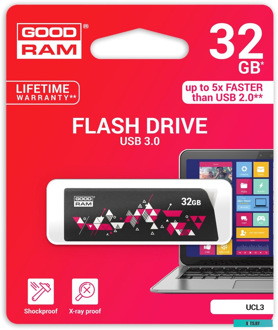 USB накопитель (Флешка) GoodRam UCL3 32GB [UCL3-0320K0R11]