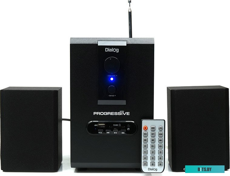 Акустические колонки Dialog Progressive AP-150 BROWN - 2.1, 10W+2*5W RMS, USB+SD reader
