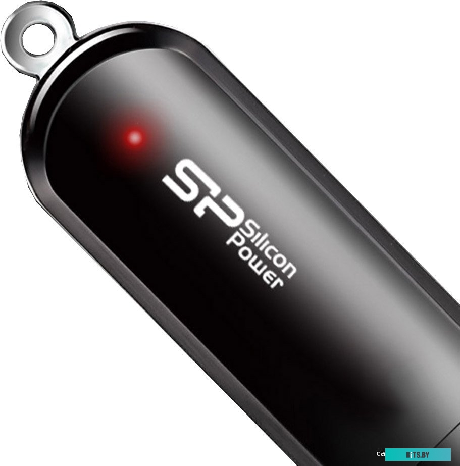 USB накопитель (Флешка) Silicon Power LuxMini 322 Black 64GB (SP064GBUF2322V1K)