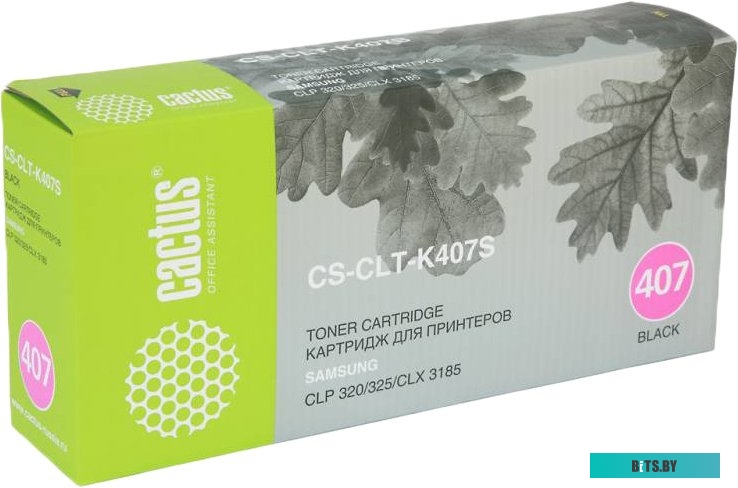 Картридж Cactus CS-CLT-K407S (аналог Samsung CLT-K407S Black)