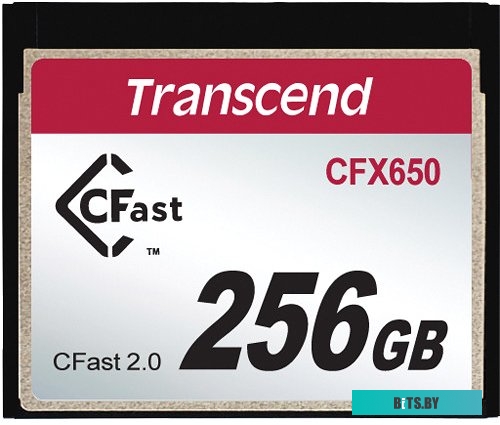Карта памяти Transcend CFX650 CompactFlash 256GB <TS256GCFX650>