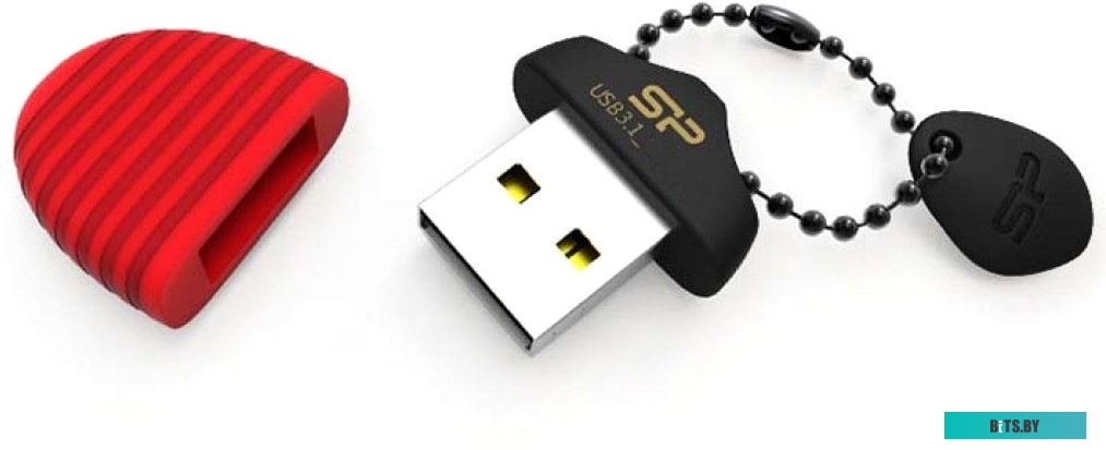 USB накопитель (Флешка) Silicon Power Jewel J30 16GB (красный) <SP016GBUF3J30V1R>