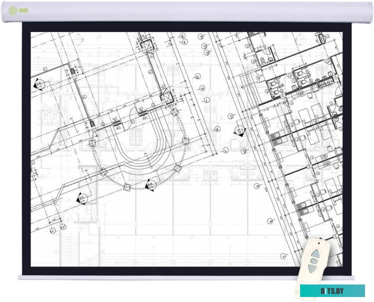 Экран для проекторов Cactus Motoscreen CS-PSM-180x180