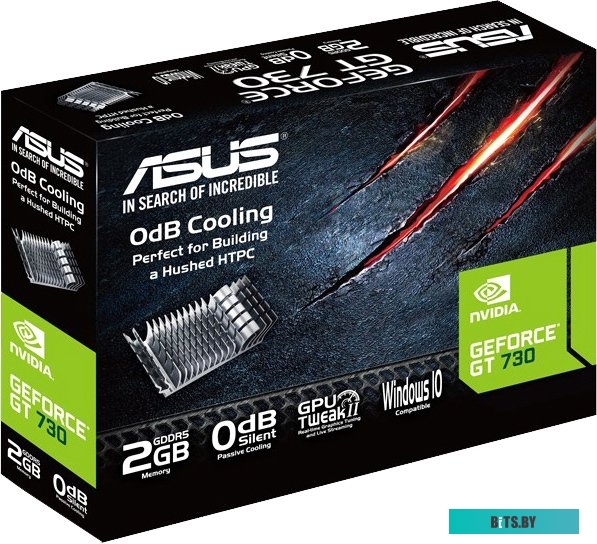 Видеокарта ASUS GeForce GT 730 2GB GDDR5 GT730-SL-2GD5-BRK <90YV06N2-M0NA00>