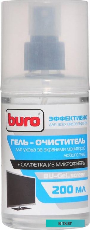 Чистящий набор (салфетки + гель) Buro BU-Gel_screen для экранов и оптики 200мл