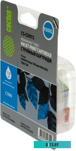 Картридж Cactus CS-CD972 (аналог HP 920XL (CD972AE))