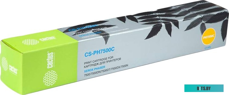 Тонер Картридж Cactus CS-PH7500C 106R01443 голубой