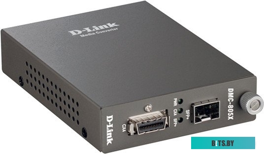 Медиаконвертер DMC-805X D-Link 10G CX4 to 10G SFP+ media converter 1 x 10GE CX4 port, IEEE 802.3ak compliance