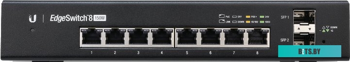 Управляемый коммутатор 3-го уровня Ubiquiti EdgeSwitch 8 150W [ES-8-150W]