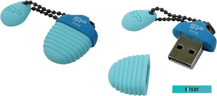 USB накопитель (Флешка) Silicon Power Touch T30 32GB (синий) [SP032GBUF2T30V1B]
