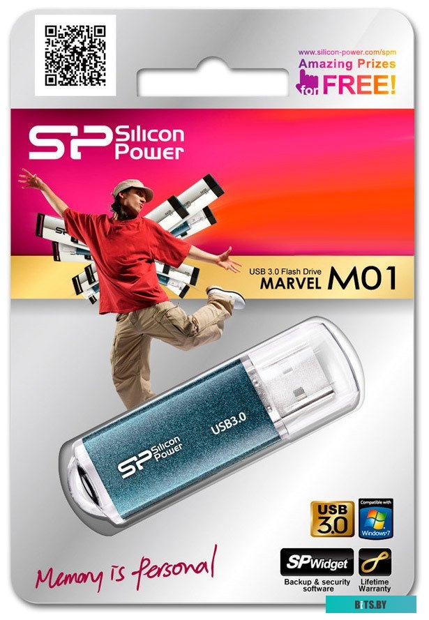 USB накопитель (Флешка) Silicon Power Marvel M01 128GB (SP128GBUF3M01V1B)