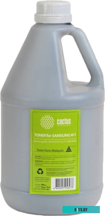 Тонер Cactus CS-TSG1-1000 (Samsung ML 1610/2010, SCX 4100/4200) 1000гр.