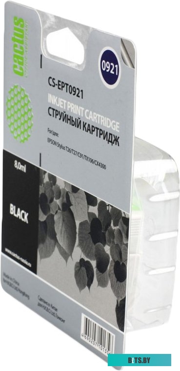 Картридж Cactus CS-EPT0921 (аналог Epson EPT09214A10 (C13T10814A10))