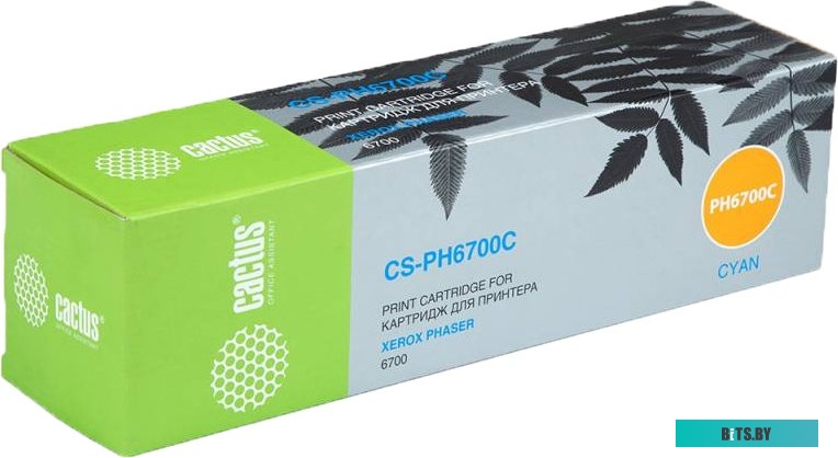 Картридж Cactus CS-PH6700C (аналог Xerox 106R01523)