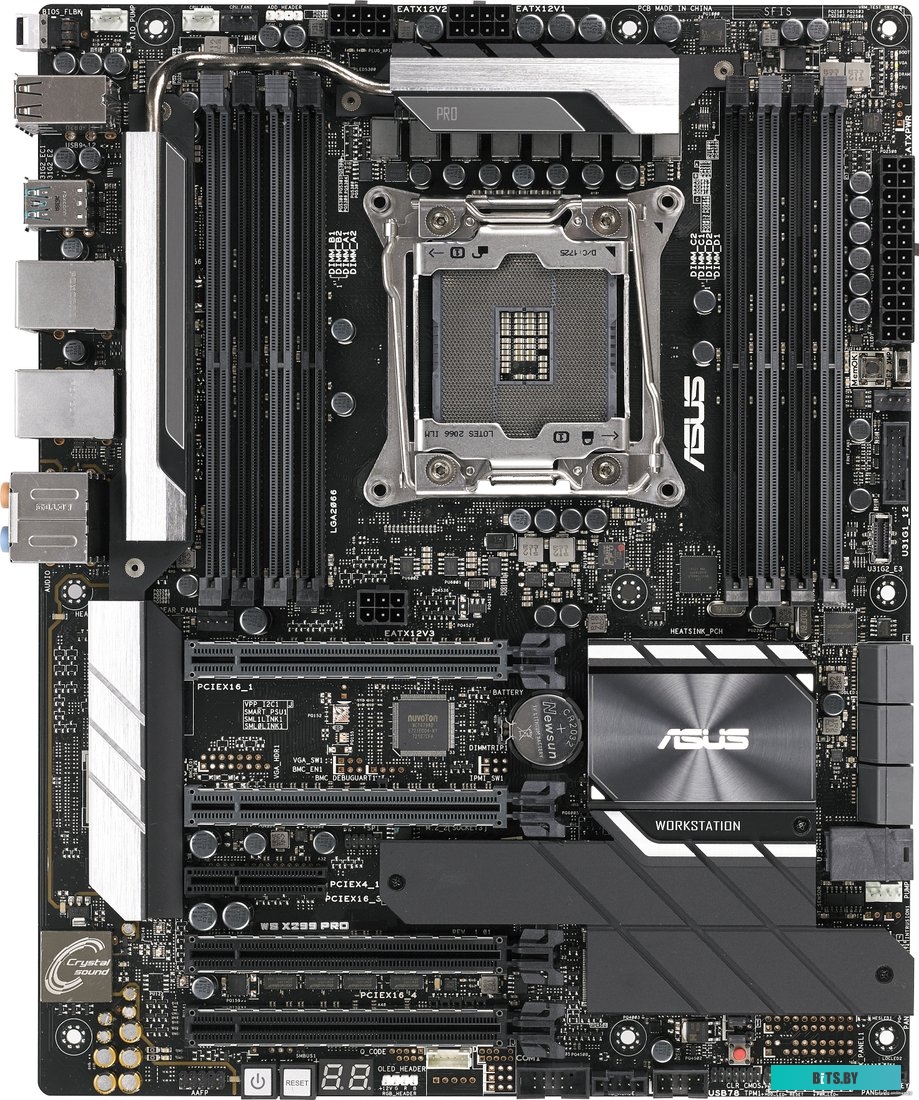 Серверная материнская плата ASUS WS X299 Pro