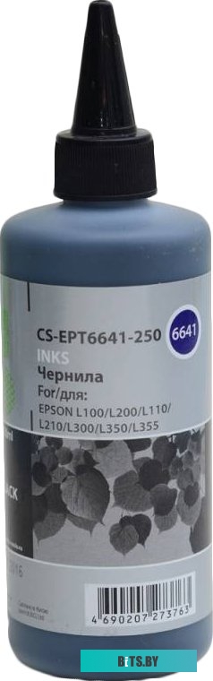 Чернила Cactus CS-EPT6641-250 черные (250мл)