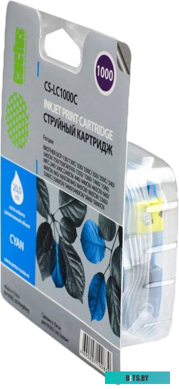Картридж Cactus CS-LC1000C (аналог Brother LC1000C)