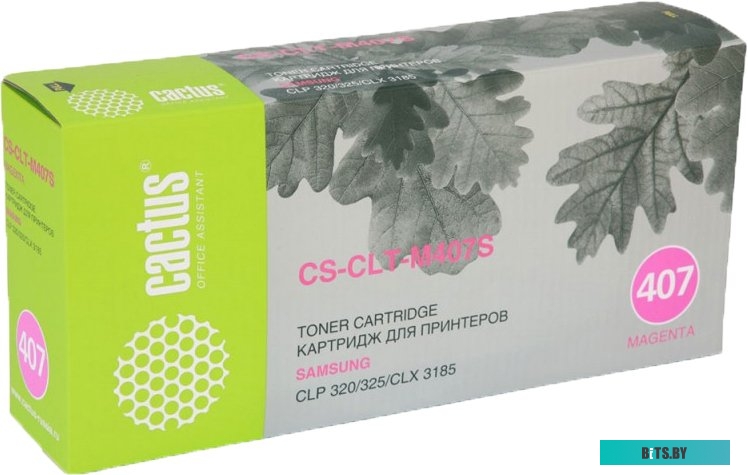 Картридж Cactus CS-CLT-M407S (аналог Samsung CLT-M407S Magenta)