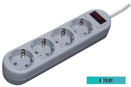 99487 Сетевой фильтр Defender ES Lite 1.8 m grey 1.8m, 4 outlets