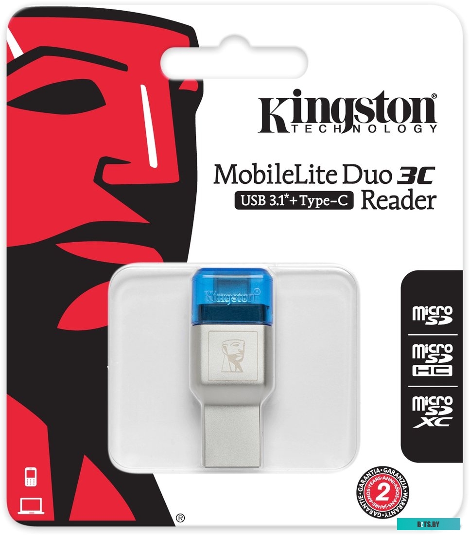 Карт-ридер Kingston MobileLite Duo 3C <FCR-ML3C>