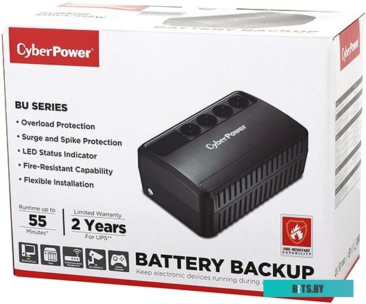 Источник бесперебойного питания (ИБП) CyberPower BU850E