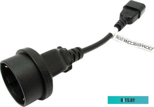 Кабель Powercom SCUT IEC-320 C14 to Socket Type-F 250V 10A