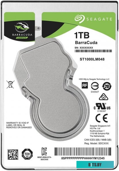 Жесткий диск Seagate Barracuda 1TB [ST1000LM048]