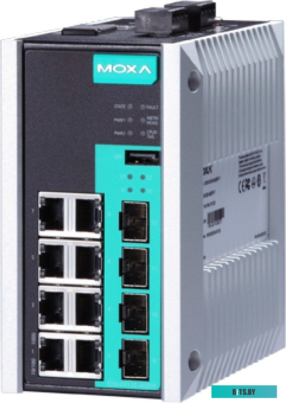 Коммутатор Moxa EDS-G512E-4GSFP-T
