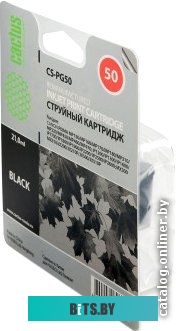 Картридж Cactus CS-PG50 (аналог Canon PG-50 Black)