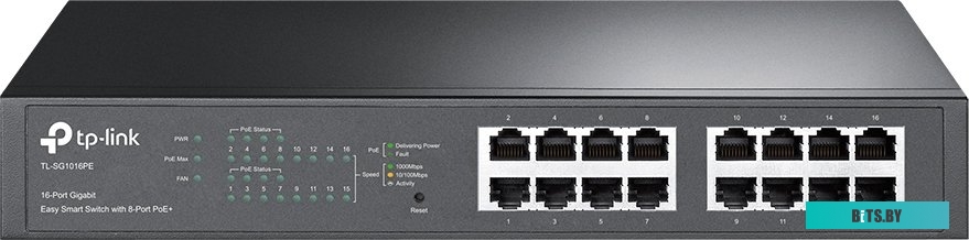 Коммутатор TP-Link TL-SG1016PE