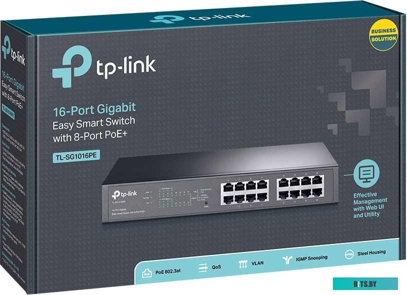 Коммутатор TP-Link TL-SG1016PE