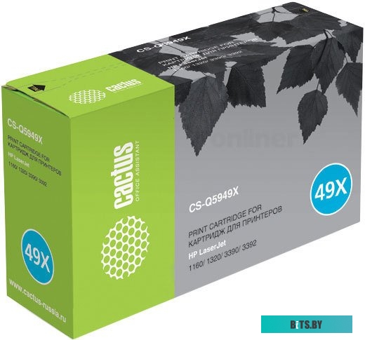 Картридж Cactus CS-Q5949X для hp LJ 1320/3390/3392