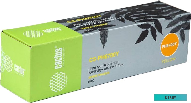 Картридж Cactus CS-PH6700Y (аналог Xerox 106R01525)