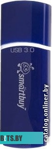 USB накопитель (Флешка) Smart Buy Crown Blue 64GB (SB64GBCRW-Bl)