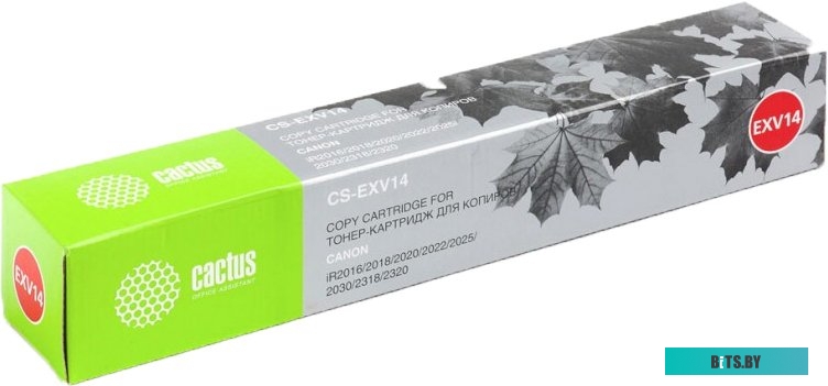 Тонер-картридж Cactus CS-EXV14 для Canon iR2016/2018/2020/2022/2025/2030/2318/2320
