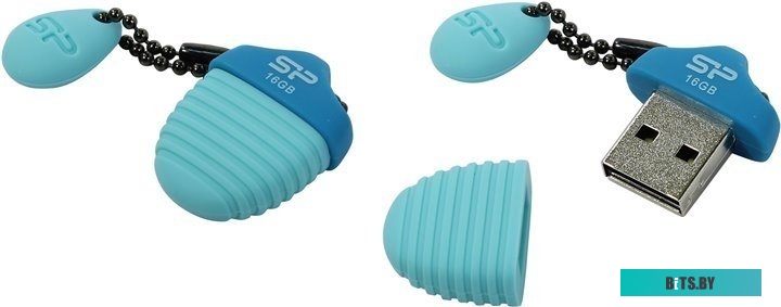USB накопитель (Флешка) Silicon Power Touch T30 16GB (синий) [SP016GBUF2T30V1B]