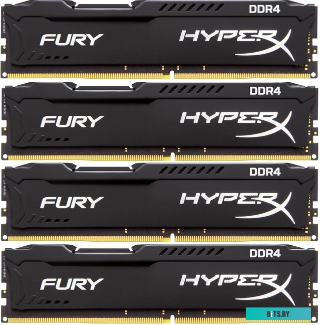 Модуль памяти HyperX Fury 4x8GB DDR4 PC4-19200 HX424C15FB2K4/32