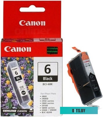 Картридж-чернильница (ПЗК) Canon BCI-6 Black