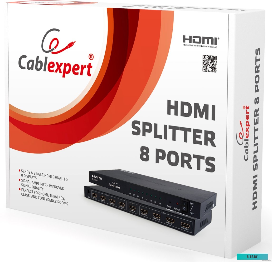 Разветвитель Gembird DSP-8PH4-03 (8 портов)