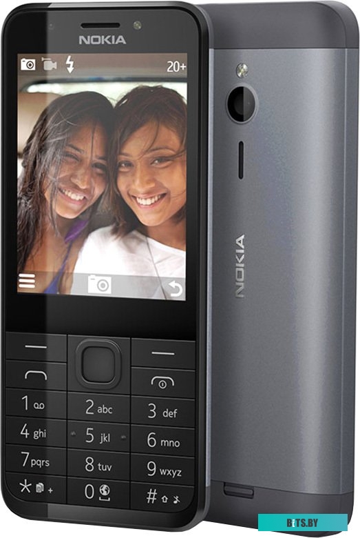 Мобильный телефон Nokia 230 Dual SIM Dark Silver <A00026971>