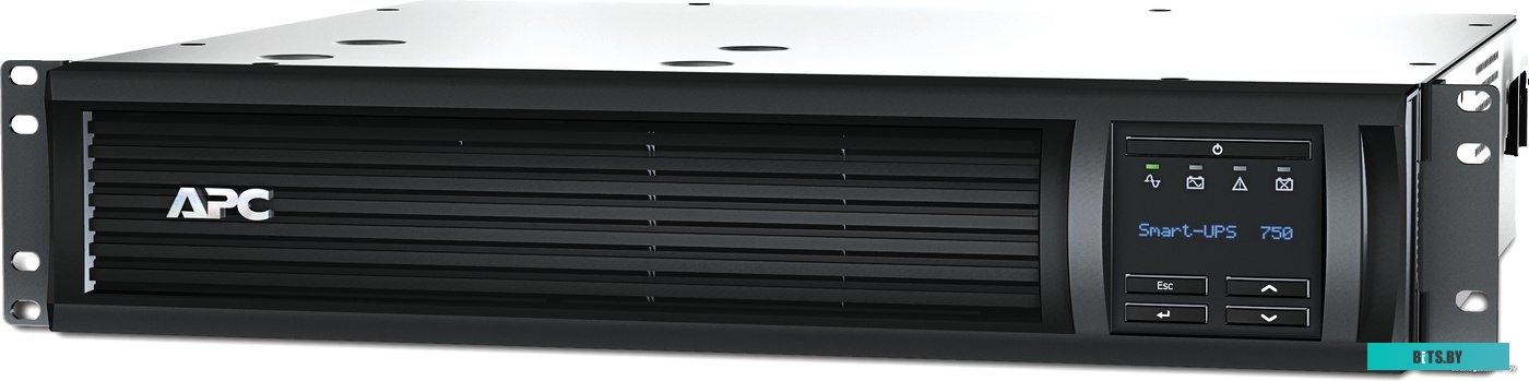 Источник бесперебойного питания (ИБП) APC Smart-UPS 750 ВА (с платой сетевого управления) <SMT750RMI2UNC>