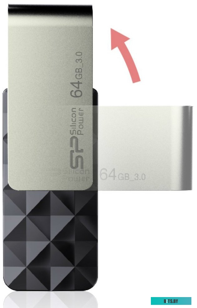 USB накопитель (Флешка) Silicon Power Blaze B30 64GB (SP064GBUF3B30V1K)